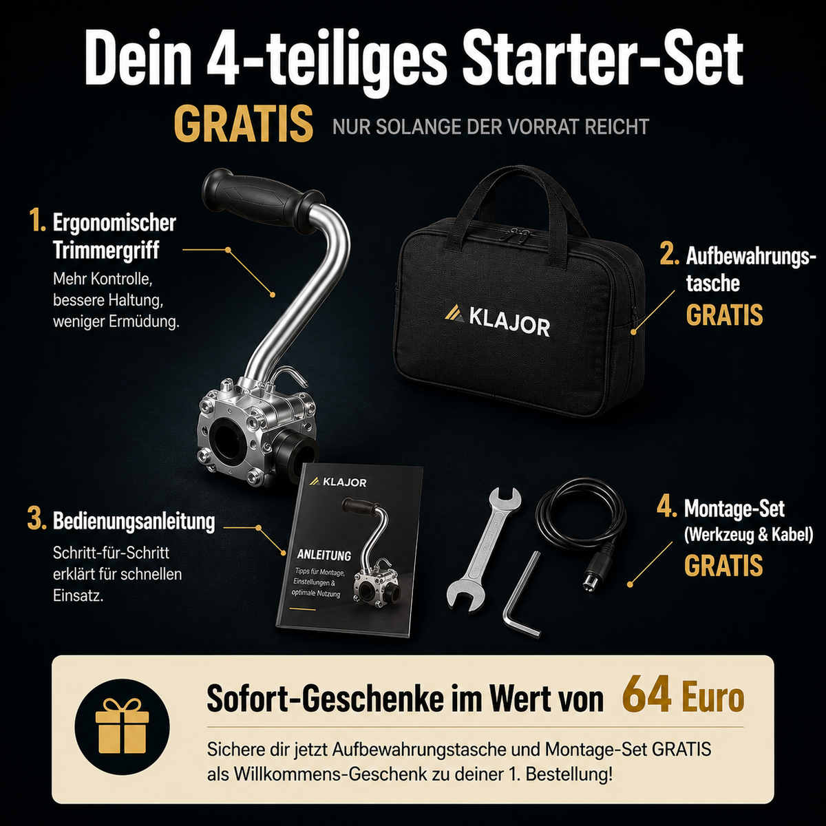 Trimmergriff – Mehr Kontrolle beim Mähen