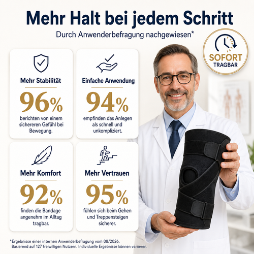 Kniebandage für Alltag & Training