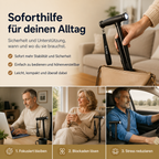 Gehstock mit LED – sicherer unterwegs