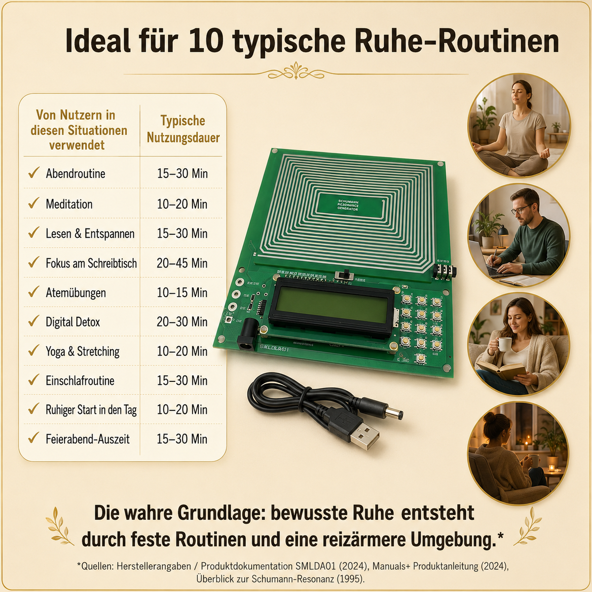 Frequenzgenerator 7,83 Hz – Mehr Ruhe