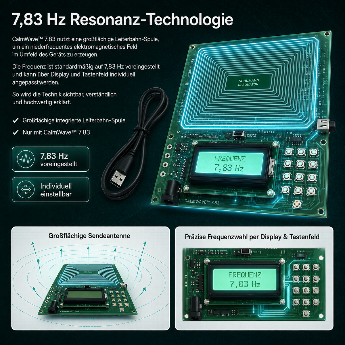 Frequenzgenerator 7,83 Hz – Mehr Ruhe