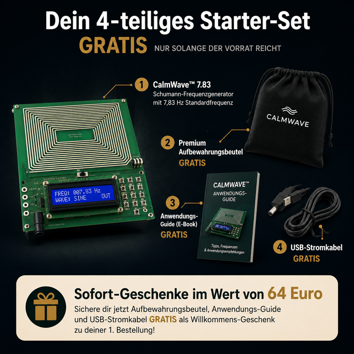 Frequenzgenerator 7,83 Hz – Mehr Ruhe